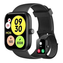 Smartwatch Relógio Inteligente, Tela HD de 1,83" Fitness Com Alexa, 120 Esportes