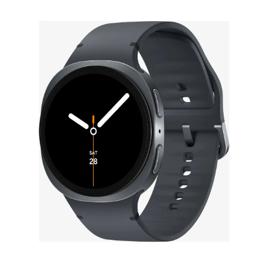 Smartwatch Samsung Galaxy Watch 8 40mm BT GPS, Branco com Pulseira Milanês Cinza-escuro