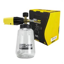 Canhão Espuma Snow Foam 360 Profissional 1 Litro Para Máquina Lavadora Alta Pressão Com Engate Rápido - 1600psi