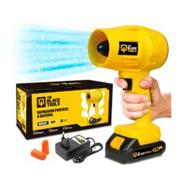 Soprador De Ar Turbo 21v Portátil Bateria Recarregável Potente Para Folhas Pó Limpeza Carro