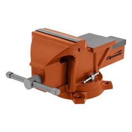SPARTA Torno de Bancada 6" (150 mm) com Base Giratória, Bigorna e Alavancas Cromadas