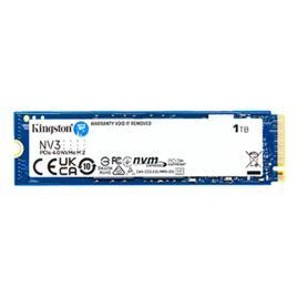 SSD Kingston NV3, 1 TB, M.2 2280, PCIe 4.0 x4, NVMe, Leitura: 6000 MB/s, Gravação: 4000 MB/s, Azul - SNV3S/1000G