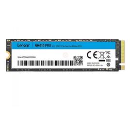 SSD Lexar NM610 Pro, 500GB, M.2 NVMe, leitura De 3000MBs, Gravação 1700MBs, Preto