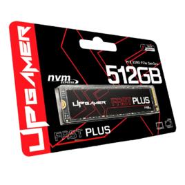 SSD Interno 512GB M.2 2280 NVMe PCIe Gen3x4 Leitura até 3000MB/s Gravação até 1900MB/s Fast Plus UP3000