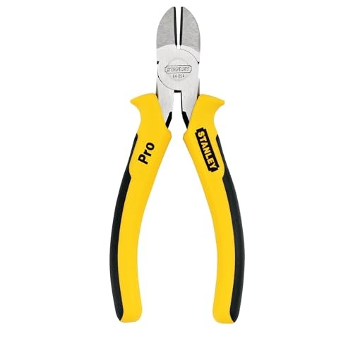 Alicate de Corte Diagonal Pro 152mm, Indicado para Cortar Cabos e Arames - Stanley