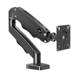 Suporte Articulado de Mesa F80N com Pistão a Gás para Monitores de 17'' a 35'' Preto ELG