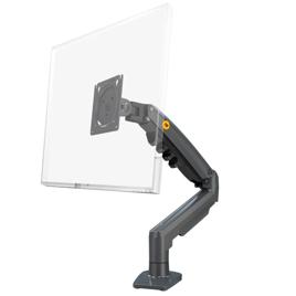 Suporte de Mesa Articulado para Monitor de 17" a 32" North Bayou, Ajustes com Pistão a Gás, Grafite