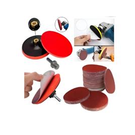 Suporte Kit Furadeira Esmerilhadeira 125mm Disco + 100 Lixas