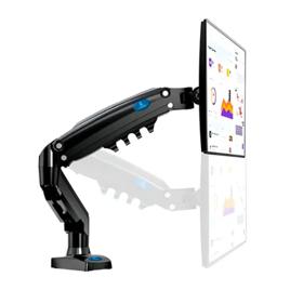 Suporte Monitor Articulado De Mesa A Gás Ajustavel Usb 3.0 Cor Preto