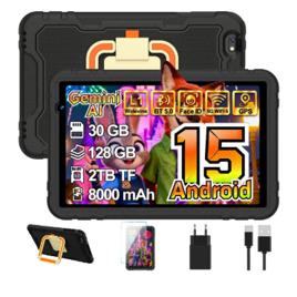 Tablet JUEDUR com Gemini, 30GB RAM, 128GB ROM, GPS, FACE ID, Bluetooth + Capa Protetora