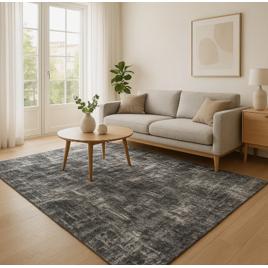 Tapete Sala Quarto 2 X 1,40 Antiderrapante Moderno Manchado