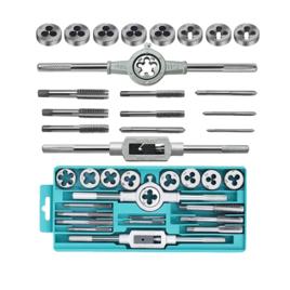 Tarraxas Jogo De Tarracha Jogo De Machos Cossinete 20 Pçs Prateado