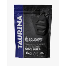 Taurina 1kg Suplemento em Pó 100% Pura Importada - Soldiers Nutrition