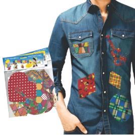 Tecido Adesivo Retalho Remendo Roupa Festa Junina Kit C/10