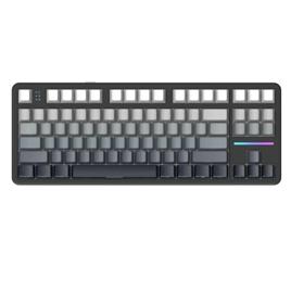 Teclado Sem Fio Mecânico Gamer Attack Shark X87, RGB, Tri-Mode Wireless Bluetooth USB-C, Moonlit Night - X87