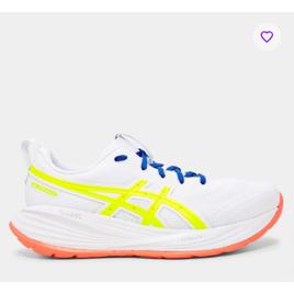 Tênis Asics Gel Cumulus 27 Feminino - Branco+Amarelo