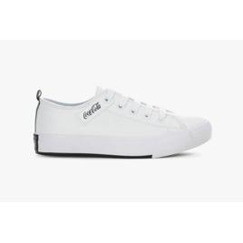 Tênis Coca Cola Couro Respirável Autentico Moderno Feminino