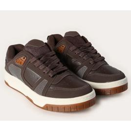 Tênis masculino casual street - marrom