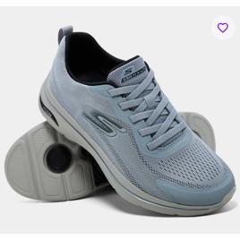 Tênis Skechers Go Walk Arch Fit 2.0 Masculino - Cinza+Preto