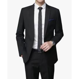 Terno Slim Microfibra Gabardine - Blazer + Calça - Italiano