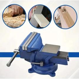Torno Morsa De Bancada 125mm 5 Pol Profissional Mordente Fixo