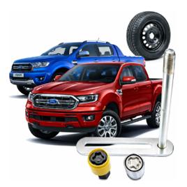 Trava Antifurto De Estepe Ford Ranger 2016 Ate 2022 2023