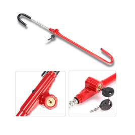 Trava Carneiro Antifurto Pedal Volante Em Aço Carro Veiculo