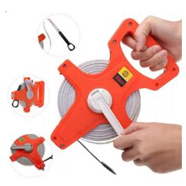 Trena De 50 Metros Fita De Fibra De Vidro Aberta 50m X 14mm Nepul