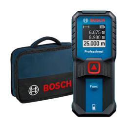 Trena A Laser Profissional Digital Glm 2523 Bosch Medidor De Distancia Com Bolsa Alcance De 25m