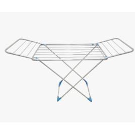 Varal De Chão Grande Ordez Cor Alumínio De 1.6m X 55cm X 90cm Desdobrado