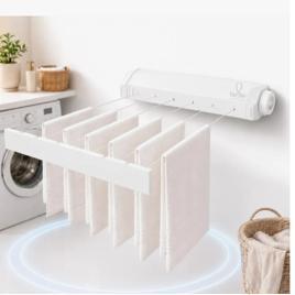 Varal De Parede Automático Rotoflex Para Apartamento Ou Casa Branco Wow World Of Wonders