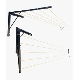 Varal De Parede E Muro Reforçado Suporta Até 90 Kg
