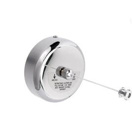 Varal de Parede Retrátil em Aço Inox Com Corda Nylon Recolhivel Extensível Cromado Lavanderia Casa Apartamento Varanda Roupa Prático Discreto - SHACK