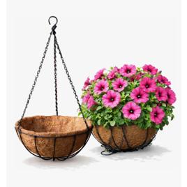 Vaso Fibra De Coco De Pendurar Parede Pendente