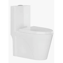 Vaso Sanitário Monobloco Caixa Acoplada Completo - Privada Cor Branco - VAB0002