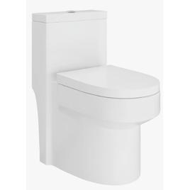 Vaso Sanitário Monobloco Caixa Acoplada Privada Completo Cor Branco - VAB0004
