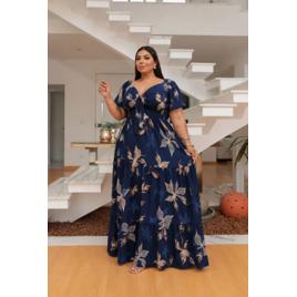 Vestido Plus Size Blogueira Estampado Ate 58 Linha Premium