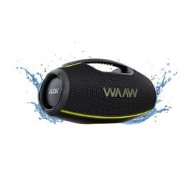 Caixa de Som Boombox Waaw by Alok Hyperboom 1000 Bluetooth À Prova d'Água 180W RMS Até 12h de Autonomia