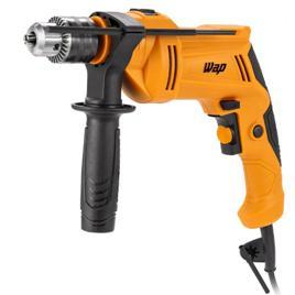 Parafusadeira e Furadeira Impacto Wap 1/2" WF 700 FE13, Limitador de Profundidade e Empunhadeira Auxiliar 40Nm 700W 127V