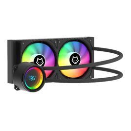 Water Cooler Husky Glacier, Iluminação ARGB, 240mm, AMD e Intel - Preto