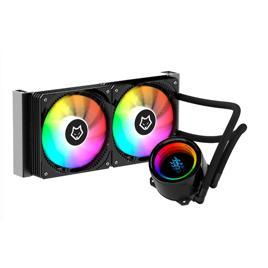 Water Cooler Husky Glacier, Iluminação ARGB, 240mm, AMD e Intel, Preto