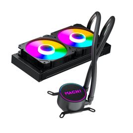 Water Cooler MACH1 Logic, RGB, 240mm, AMD e Intel, Preto - GK240