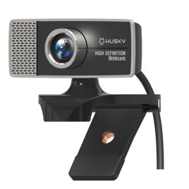 Webcam Husky Focus HD 720p, 30fps, Microfone Integrado, USB