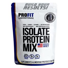 Whey Isolate Protein Mix Refil 900g - Profit Sabor Morango