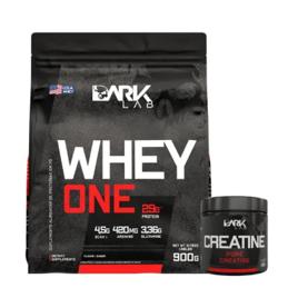 Whey One 900g e Creatina 150g Pura Dark Lab