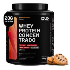 Whey Protein Concentrado Cookies Pote 450g - Dux Human Health