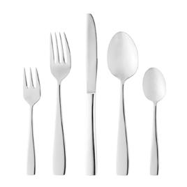 WOLFF Faqueiro de Aço Inox Pisa 30 Peças - Mesa Posta - Itens Para Casa - Utensílios de Cozinha - Enxoval - Casamento - Decoração