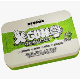 X-gum Chiclete energético Focus Energy Atomic Labs 21 Gomas Sabor Hortelã