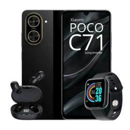 Celular Xiaomi Poco C71 Dual Sim 128gb Global Relogio + Fone