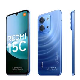 Xiaomi Redmi 15c 128gb 4gb Ram 4g Global Capa E Pelicula Cor Azul-aço